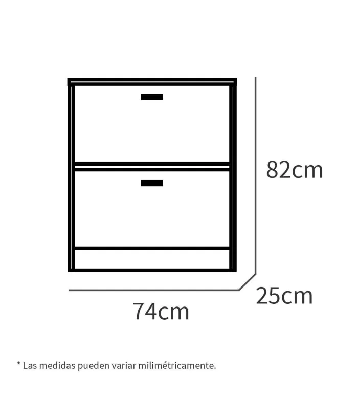 Organiza tus zapatos con estilo: Zapatero Toledo 2 trampones