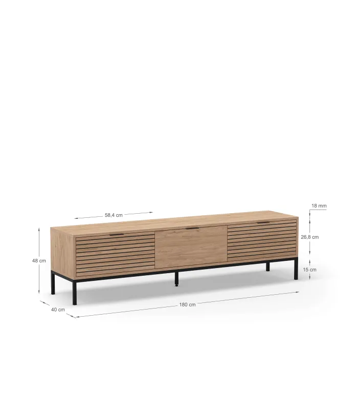 Suporte de TV Enzo: Elegância e funcionalidade para sua casa