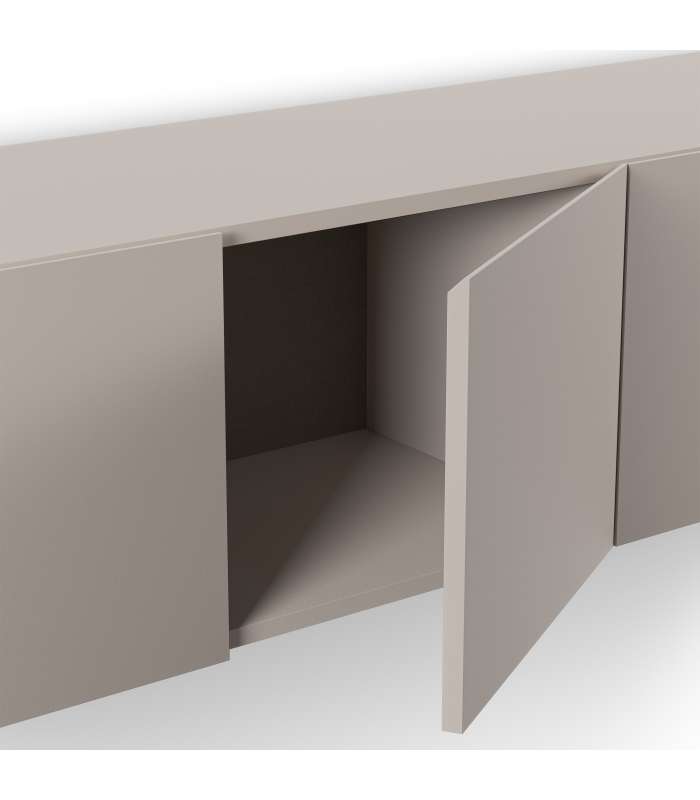Mkric MUEBLE TV MONTE 1 PTA CORR/2C 160 CM GRIS