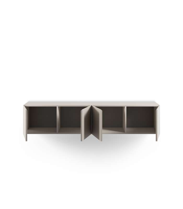 Mkric MUEBLE TV MONTE 1 PTA CORR/2C 160 CM GRIS