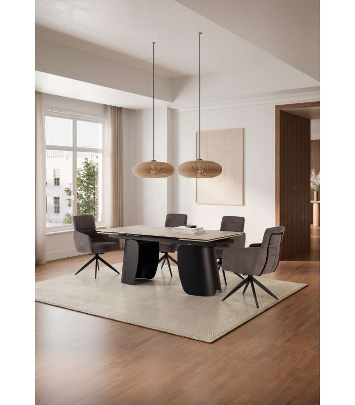 Mesa extensible moderna para comedor elegante y funcional