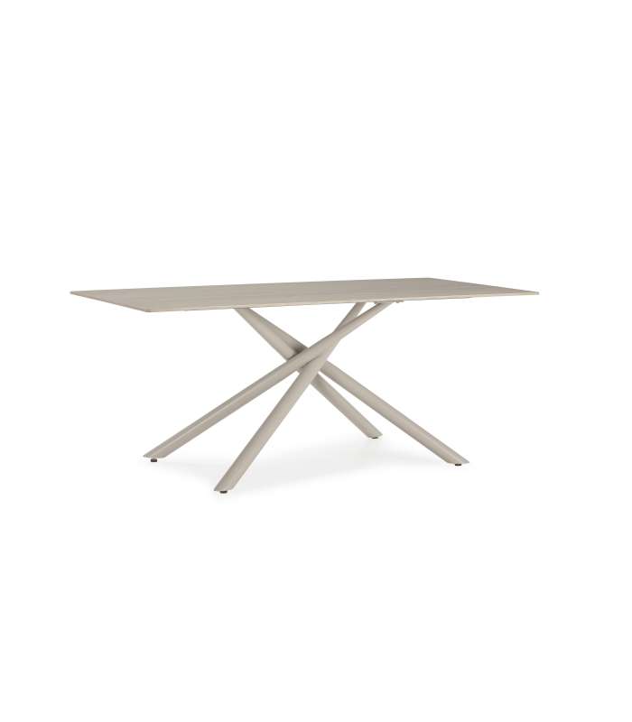 Mesa para comedor extensible Md-Dimitri acabado roble.