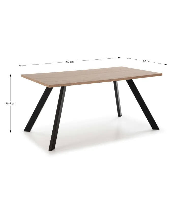 Mesa comedor fija Md-Amir, diseño moderno y elegante