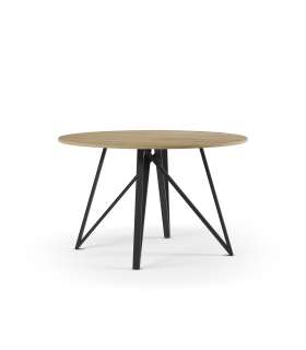 Mesa redonda fija para comedor Md-Saúl elegante diseño.