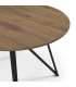 Mesa redonda fija para comedor Md-Victor elegante diseño.