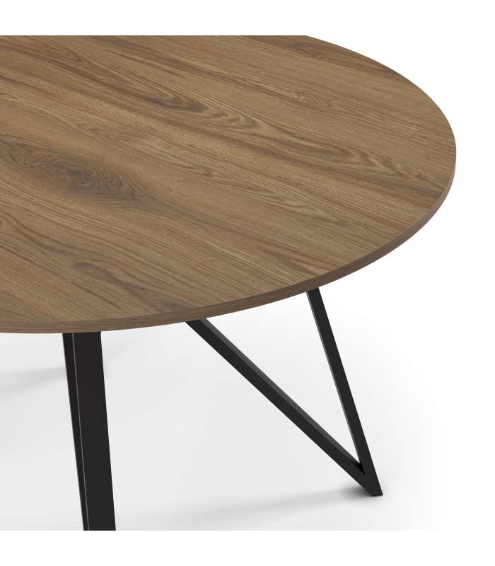 Mesa redonda fija para comedor Md-Victor elegante diseño.
