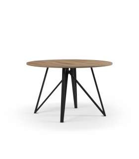 Mesa redonda fija para comedor Md-Victor elegante diseño.