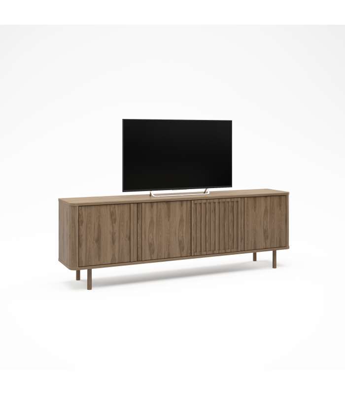 Mkric MUEBLE TV MONTE 1 PTA CORR/2C 160 CM GRIS