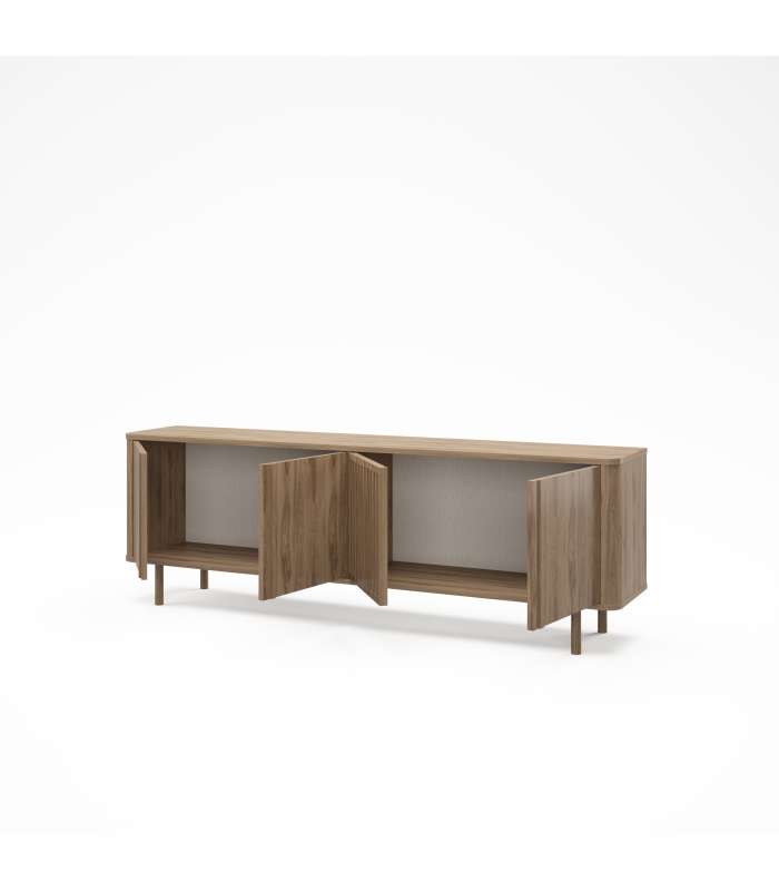 Mkric MUEBLE TV MONTE 1 PTA CORR/2C 160 CM GRIS