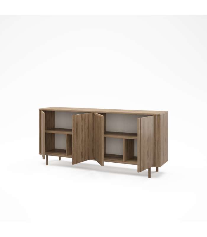 Mkric MUEBLE TV MONTE 1 PTA CORR/2C 160 CM GRIS
