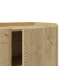 Mueble aparador modelo Doric 3 puertas 3 cajones interiores acabado blanco.