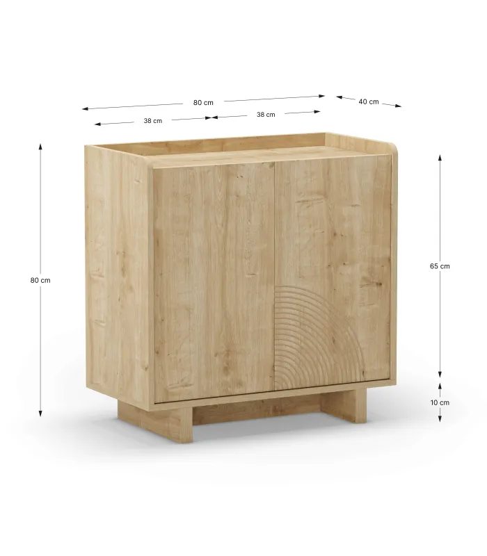 Mueble auxiliar Ian con diseño moderno y funcionalidad.