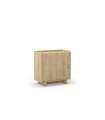 Mueble auxiliar 2 puertas abatibles md-Ian acabado roble. 80cm(alto) 80cm(ancho) 40cm(prof.)