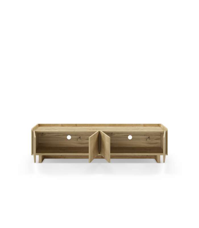 Mkric MUEBLE TV MONTE 1 PTA CORR/2C 160 CM GRIS