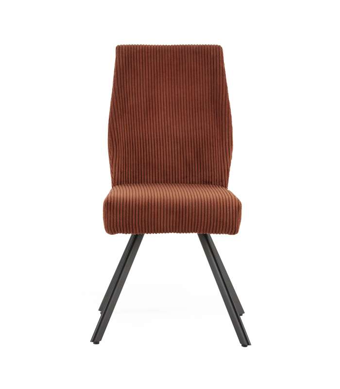 Lot de 2 chaises modèle Mali finition verte 79 cm (hauteur) 45 cm (largeur) 48 cm (longueur)