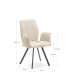 Lot de 2 chaises modèle Mali finition verte 79 cm (hauteur) 45 cm (largeur) 48 cm (longueur)