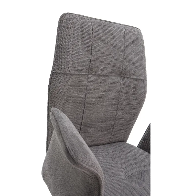 Pack de 2 sillones Unai gris oscuro, diseño moderno