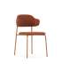 Lot de 2 chaises modèle Mali finition verte 79 cm (hauteur) 45 cm (largeur) 48 cm (longueur)