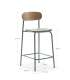 Buy SILLA MALI VERDE/PATA NEGRA 2P/CAJA
