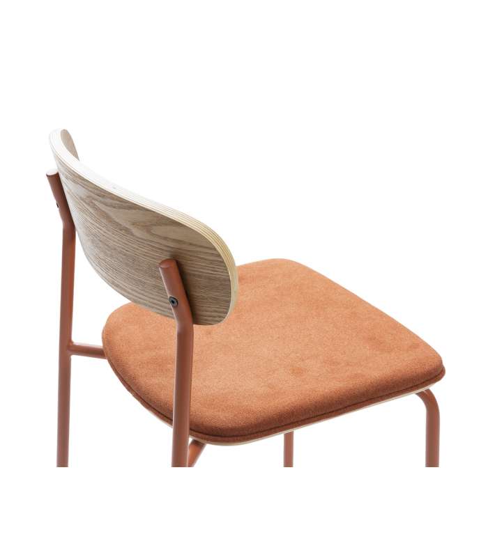 Lot de 2 chaises modèle Mali finition verte 79 cm (hauteur) 45 cm (largeur) 48 cm (longueur)