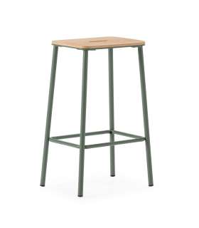 Lot de 2 chaises modèle Mali finition verte 79 cm (hauteur) 45 cm (largeur) 48 cm (longueur)