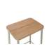 Lot de 2 chaises modèle Mali finition verte 79 cm (hauteur) 45 cm (largeur) 48 cm (longueur)