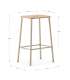 Lot de 2 chaises modèle Mali finition verte 79 cm (hauteur) 45 cm (largeur) 48 cm (longueur)