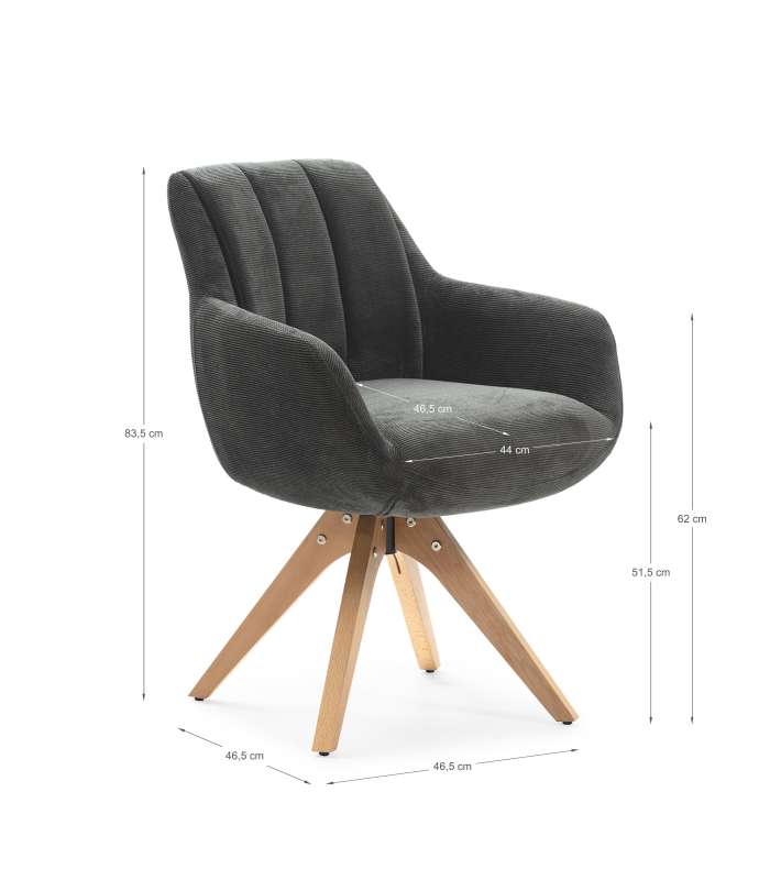 Pack de 2 sillones giratorios modelo Jan: Comodidad y Estilo para tu Hogar