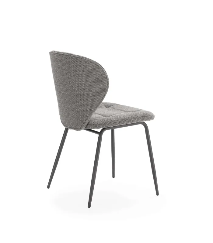 Pack de 2 sillas Belinda en gris antracita