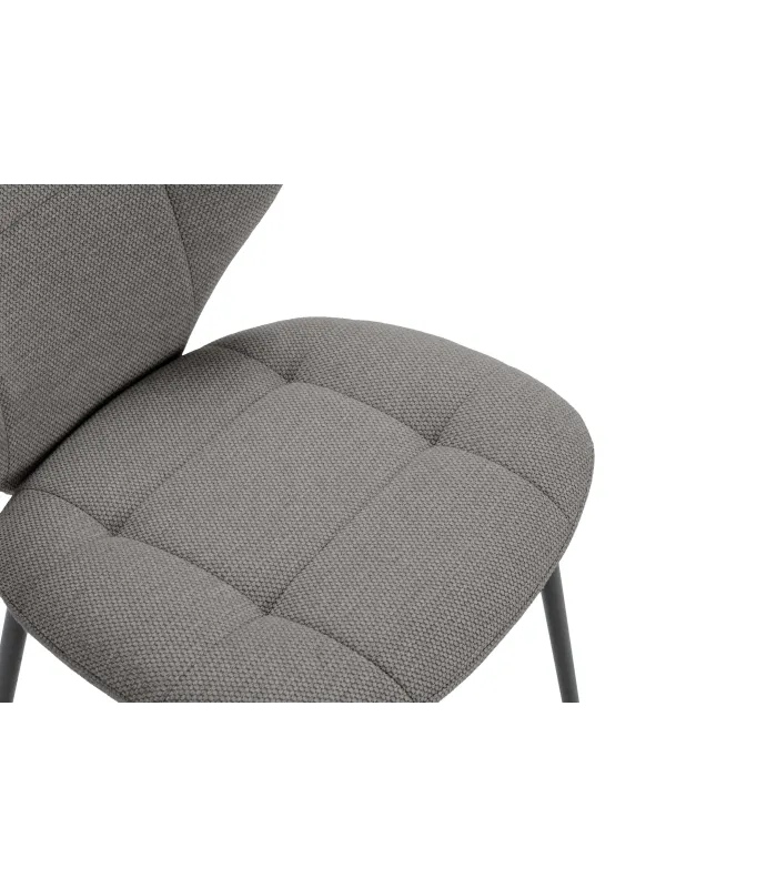 Pack de 2 sillas Belinda en gris antracita