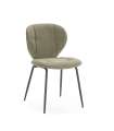Pack de 2 sillas md-Belinda tapizado textil verde, 83cm(alto) 50cm(ancho) 58cm(largo)
