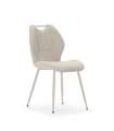 Pack de 4 sillas md-Omar tapizado textil beige, 86cm(alto) 48cm(ancho) 58cm(largo)