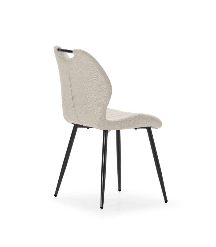 Lot de 2 chaises modèle Mali finition verte 79 cm (hauteur) 45 cm (largeur) 48 cm (longueur)