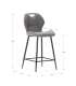 Lot de 2 chaises modèle Mali finition verte 79 cm (hauteur) 45 cm (largeur) 48 cm (longueur)
