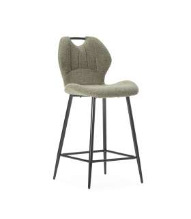 Lot de 2 chaises modèle Mali finition verte 79 cm (hauteur) 45 cm (largeur) 48 cm (longueur)