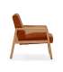 Lot de 2 chaises modèle Mali finition verte 79 cm (hauteur) 45 cm (largeur) 48 cm (longueur)