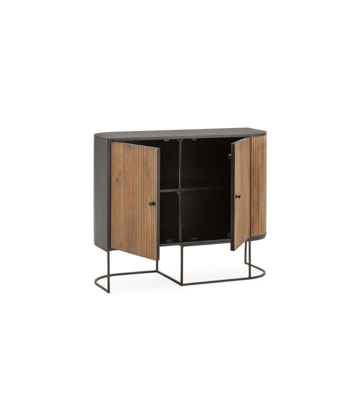 Mkric MUEBLE TV MONTE 1 PTA CORR/2C 160 CM GRIS
