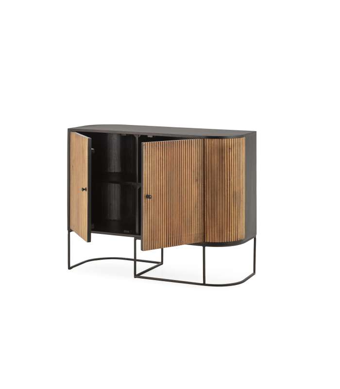 Mkric MUEBLE TV MONTE 1 PTA CORR/2C 160 CM GRIS