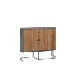 cópia de Mueble aparator 3 portas mod-Ian acabamento carvalho, 140cm (largura) 80cm (alta) 40cm (largo)