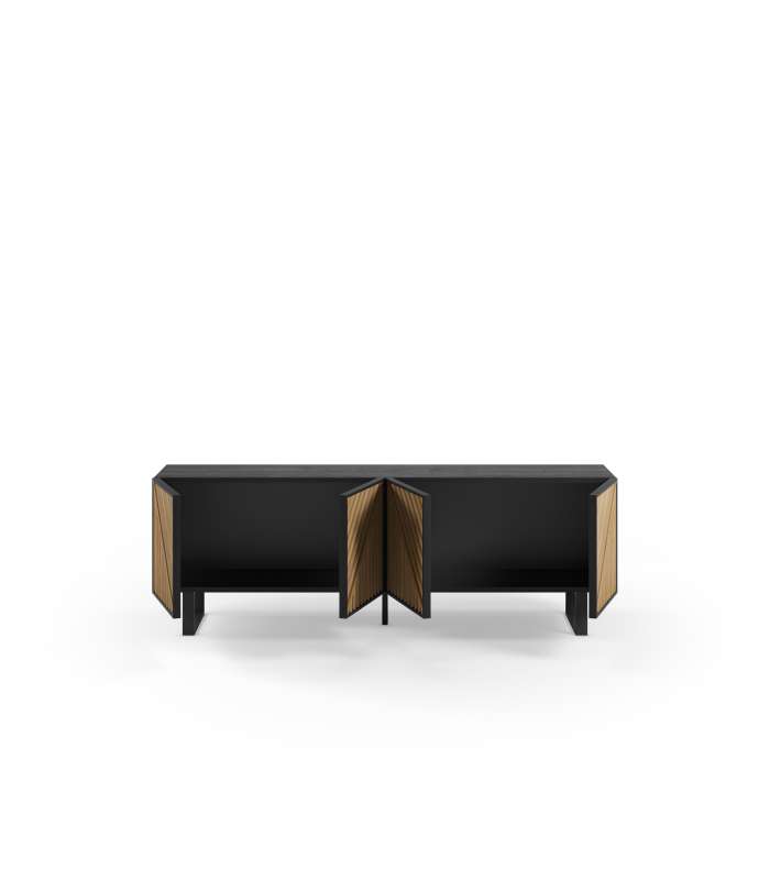Mkric MUEBLE TV MONTE 1 PTA CORR/2C 160 CM GRIS