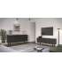 Mueble aparador modelo Doric 3 puertas 3 cajones interiores acabado blanco.