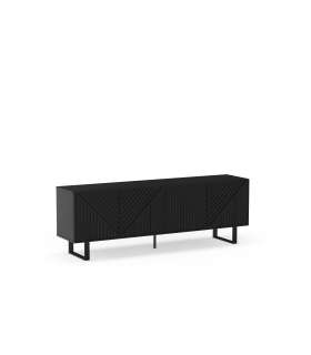Mueble aparador modelo Doric 3 puertas 3 cajones interiores acabado blanco.