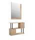 Buy Mueble consola Luz con cajón y espejo en