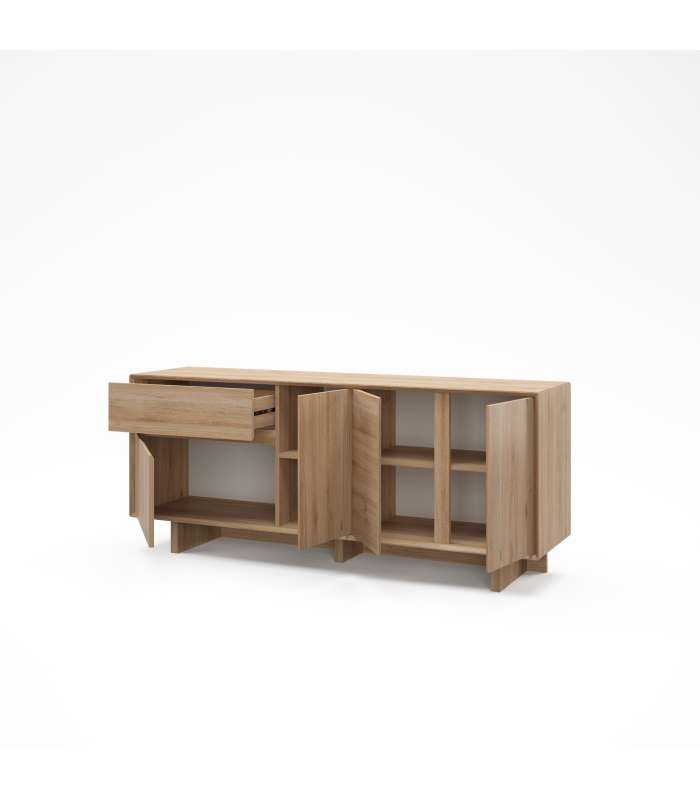 Mkric MUEBLE TV MONTE 1 PTA CORR/2C 160 CM GRIS
