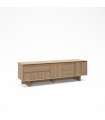Mueble televisión md-Romeo 3 puertas 2 cajones acabado roble cadiz, 180cm(ancho) 55cm(alto)45cm(largo)