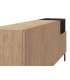 Mueble aparador modelo Doric 3 puertas 3 cajones interiores acabado blanco.