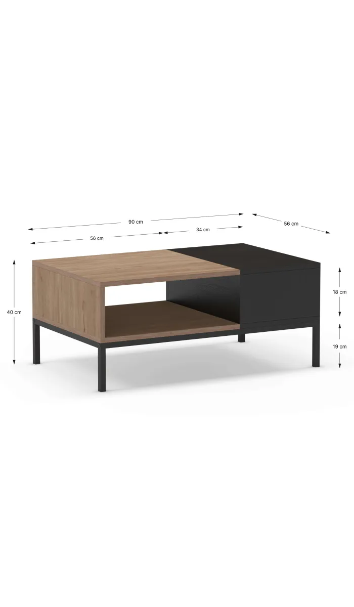 Mesa de centro Roque: elegante y funcional