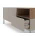 Mueble aparador modelo Doric 3 puertas 3 cajones interiores acabado blanco.