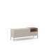 Mueble aparador modelo Doric 3 puertas 3 cajones interiores acabado blanco.