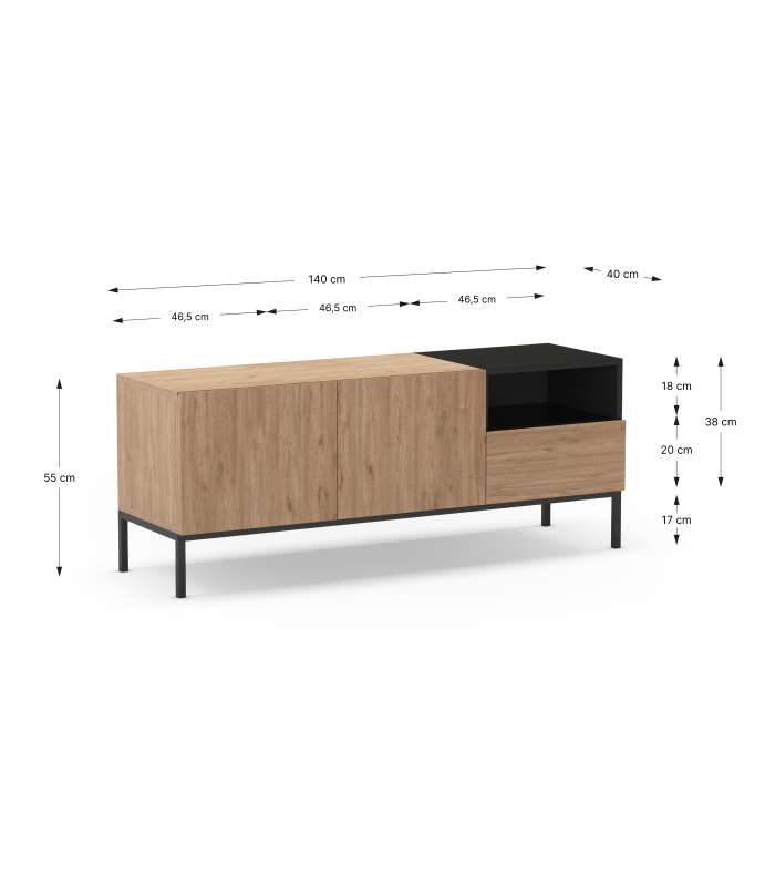 Mueble Televisión Roque : Elegancia y Funcionalidad para tu Hogar
